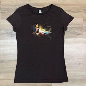 Common Finding Forever Promo Tee Shirt Women's Size XL Brown Hip Hop Rap Merch